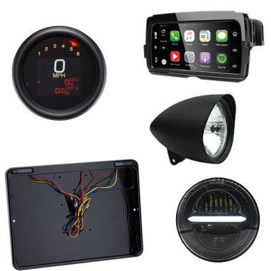 Licenseplate, Lights, Electronics & Sound