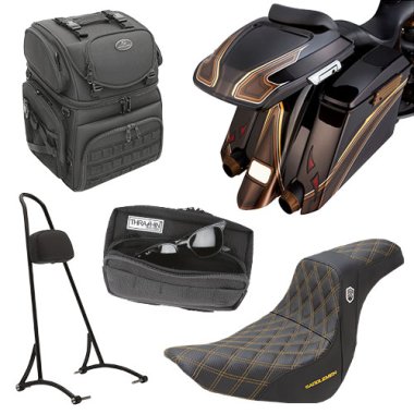 Seat, Sissybar, Bags & Luggage