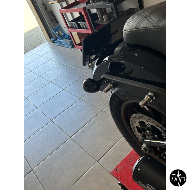 DMP Motorcykel Nummerpladeramme 0.0 DENMARK Mat sort