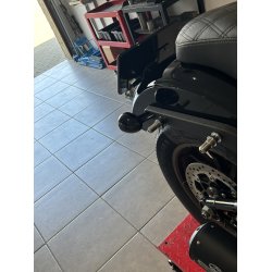 DMP Motorcykel Nummerpladeramme 0.0 DENMARK Blank sort