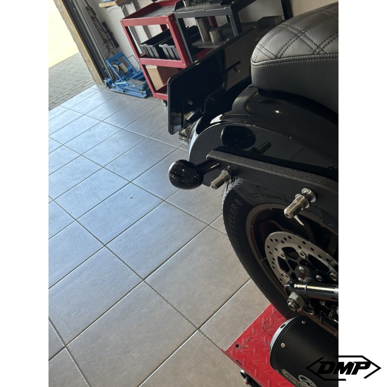 DMP Motorcykel Nummerpladeramme 0.0 DENMARK Blank sort