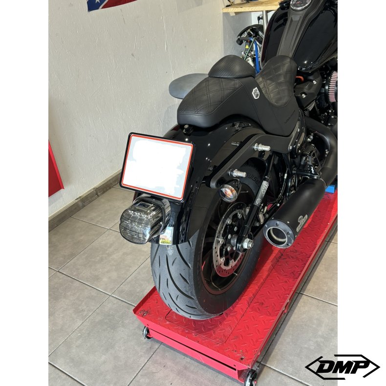 DMP Motorcykel Nummerpladeramme 0.0 DENMARK Mat sort