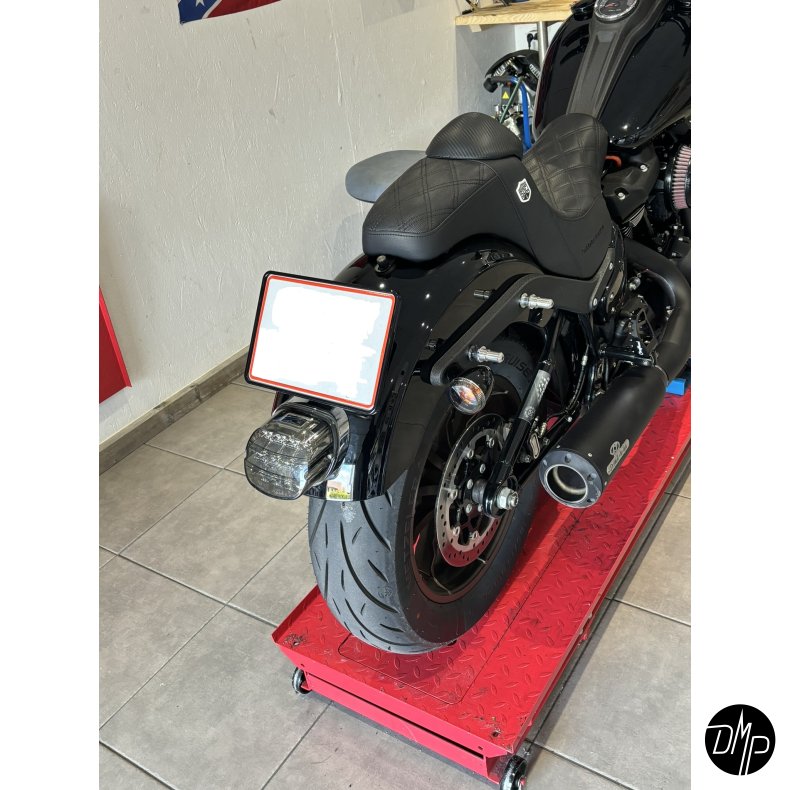 DMP Motorcykel Nummerpladeramme 0.0 DENMARK Mat sort