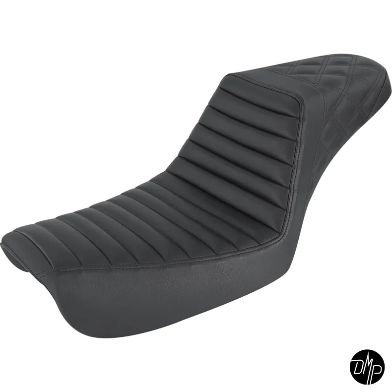 SADDLEMEN SEAT STEP UP Black 04-05 Dyna