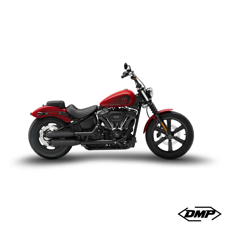 Zard Slip-on Udst�dning, Godkendt og E-m�rket, SORT - Softail M8 