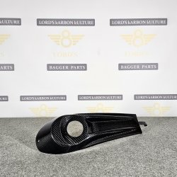 LORD's Performance Carbon Dash cover with hole, Touring Twill/Forged Carbon