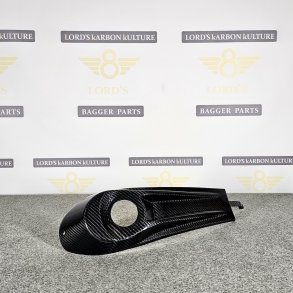 LORD's Performance Carbon Dash cover with hole, Touring Twill/Forged Carbon