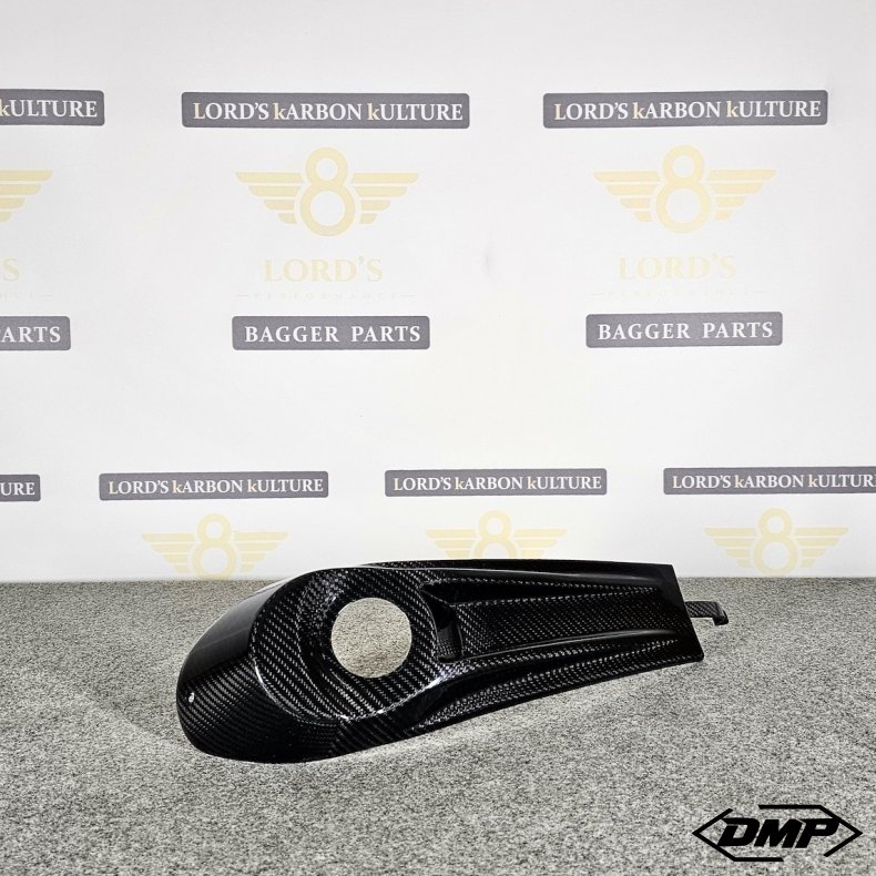 LORD's Performance Carbon Dash cover with hole, Touring Twill/Forged Carbon