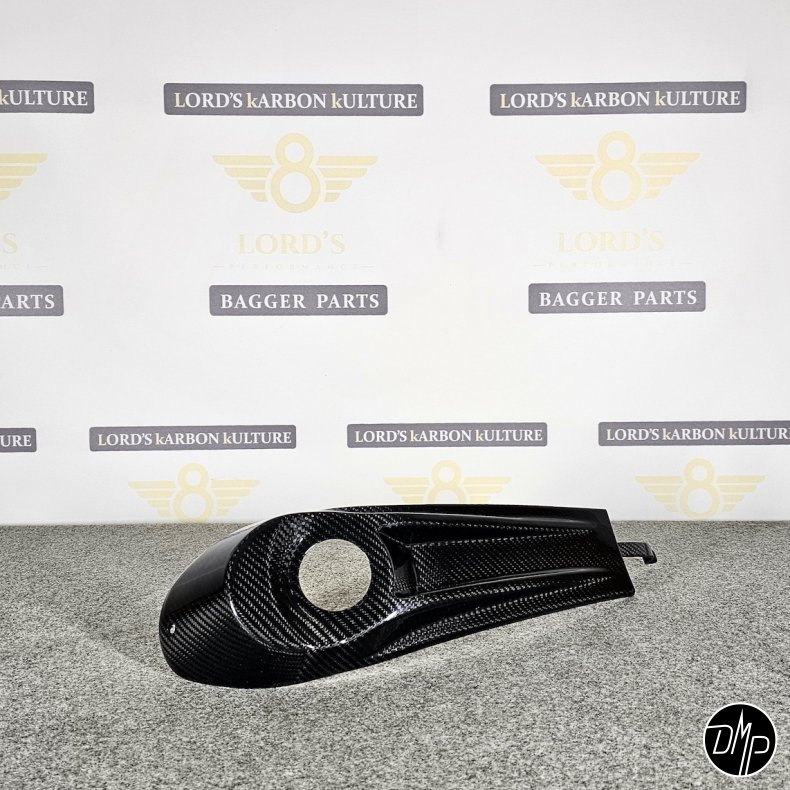 LORD's Performance Carbon Dash cover with hole, Touring Twill/Forged Carbon