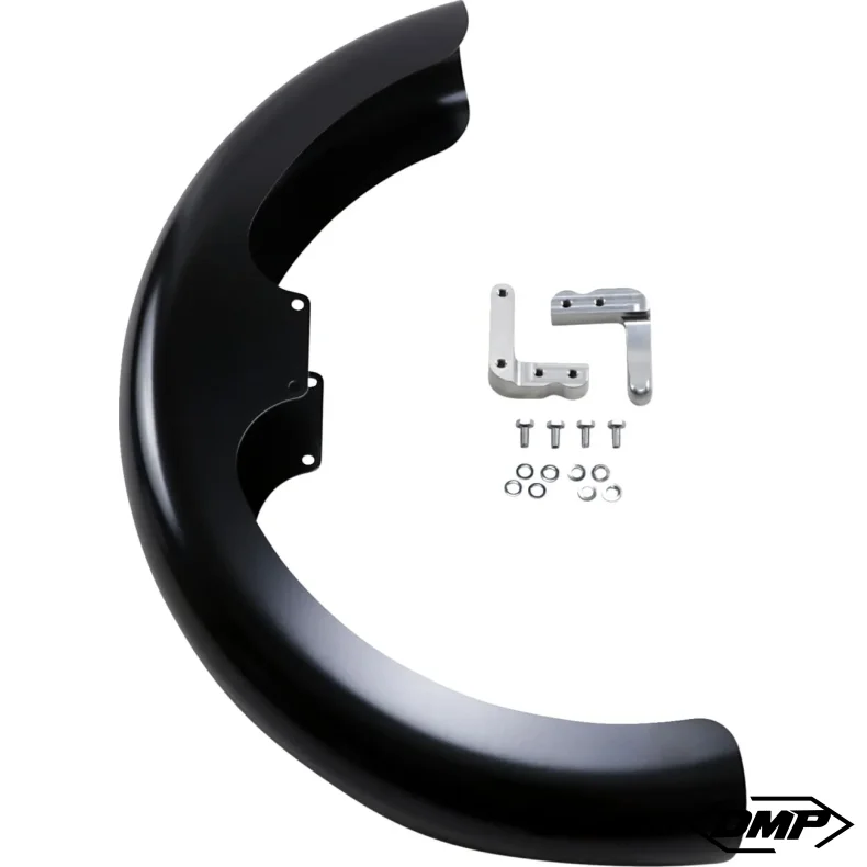 Wrapper Front Fender with Mounting Blocks for Softail/Dyna