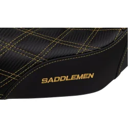 Saddlemen Performance Grip sde, Pro Series Without Backrest Gold Dyna 06-17