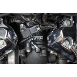 S&S CYCLE Manifold Premium 55mm CNC Ported Black for M8