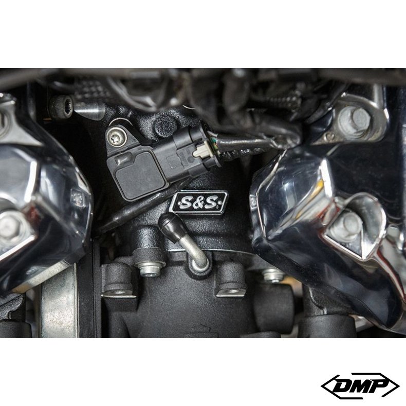 S&S CYCLE Manifold Premium 55mm CNC Ported Black for M8