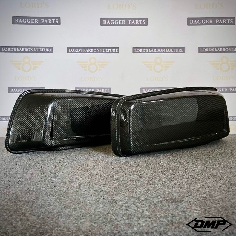 LORD's Performance Carbon lids for Saddlebags, Touring