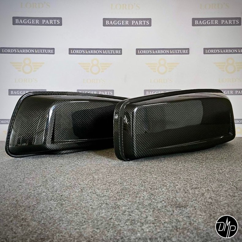 LORD's Performance Carbon lids for Saddlebags, Touring