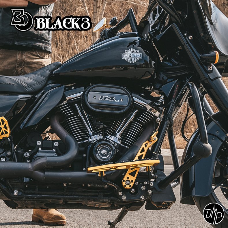 Black3 CNC Brake Arm Touring 2009+