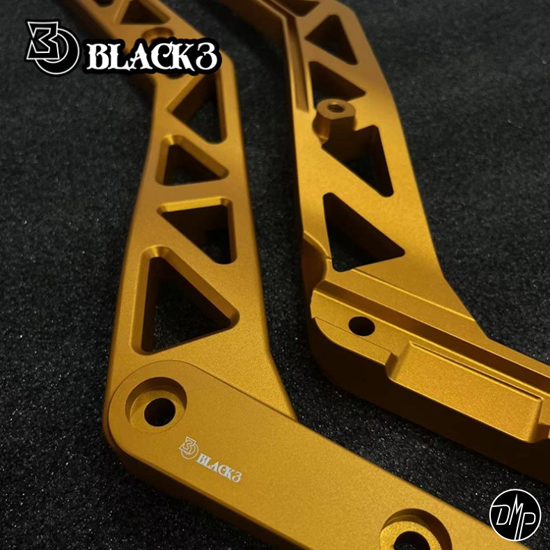 Black3 CNC Fenderstruts 2018+ Softail Lowrider