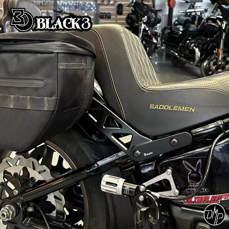 Black3 CNC Fenderstruts 2018+ Softail Lowrider