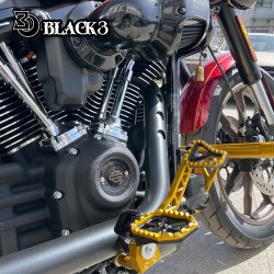 Black3 Pegs "Chocolate" Softail 2018+ Passenger