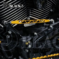 Black3 Gear Linkage Touring/ Softail W. Forward Controls