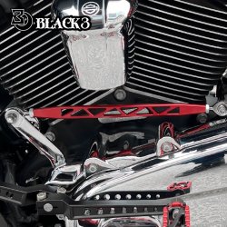Black3 Gear Linkage Touring/ Softail W. Forward Controls