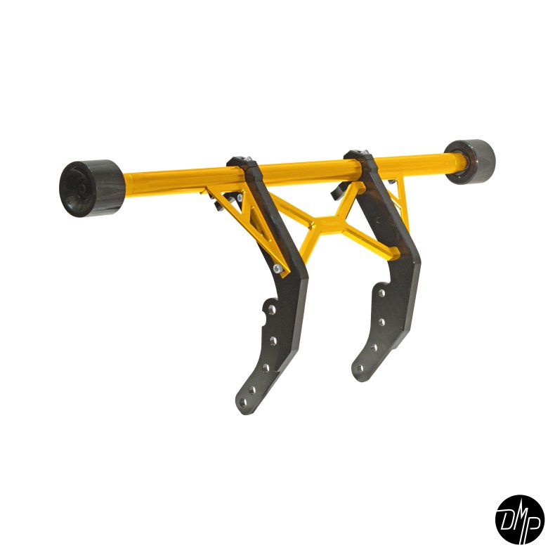 Black3, M8 Softail CNC crash bar