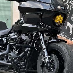 Black3 Clubstyle Crashbar Softail 2018+ Mids/Forwards