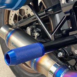 Black3 Rear Crashbar/ Passenger Peg Softail 2018+