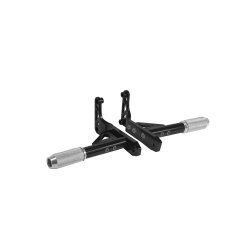 Black3 Rear Crashbar/ Passenger Peg Softail 2018+