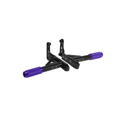 Black3 Rear Crashbar/ Passenger Peg Softail 2018+