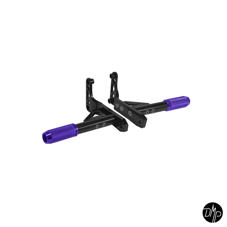 Black3 Rear Crashbar/ Passenger Peg Softail 2018+