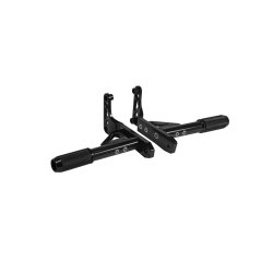 Black3 Rear Crashbar/ Passenger Peg Softail 2018+