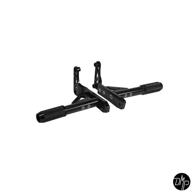 Black3 Rear Crashbar/ Passenger Peg Softail 2018+