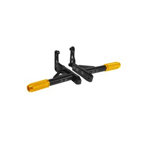 Black3 Rear Crashbar/ Passenger Peg Softail 2018+