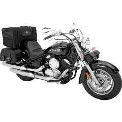 Saddlemen Deluxe Cruiser Tailbag, sort. 