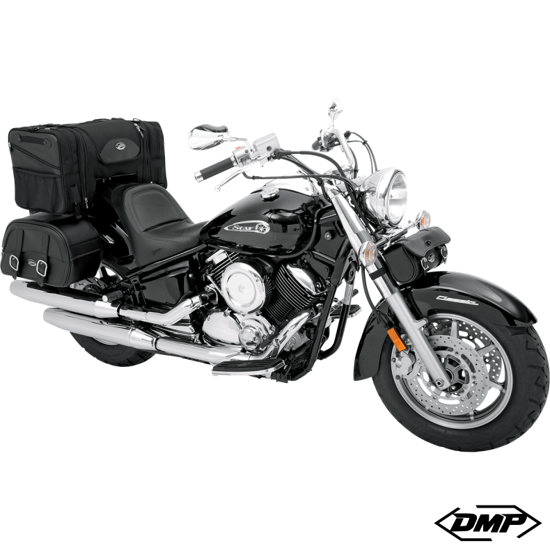 Saddlemen Deluxe Cruiser Tailbag, sort. 