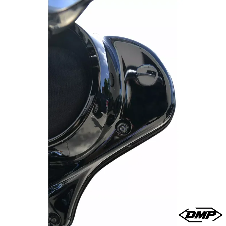 LA Choppers Mirror cover kit, Batwing, Gloss black 96-23