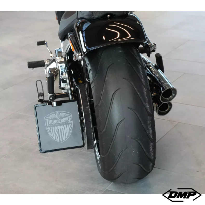 Sidemonteret nr plade beslag T�V godkendt Softail 18- undtaget Fatbob/FXDR
