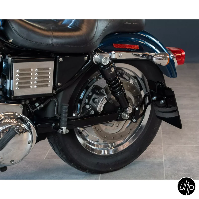 Sidemonteret nr plade beslag TV godkendt Sportster 00-03 Medium length, PRO