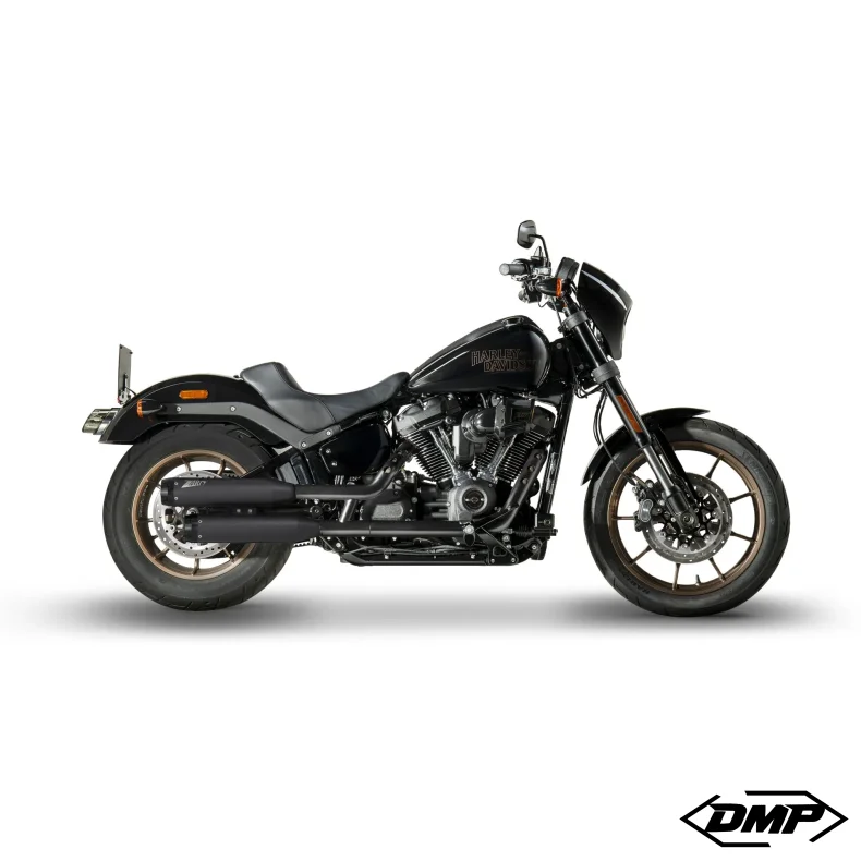 Zard Slip-on Udst�dning, Godkendt og E-m�rket, SORT - Softail M8 