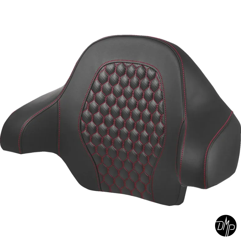 Saddlemen Tourpack pad, Red HC stitch 14-23 Touring