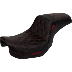 Saddlemen Performance Grip sde, Pro Series Without Backrest Red Dyna 06-17