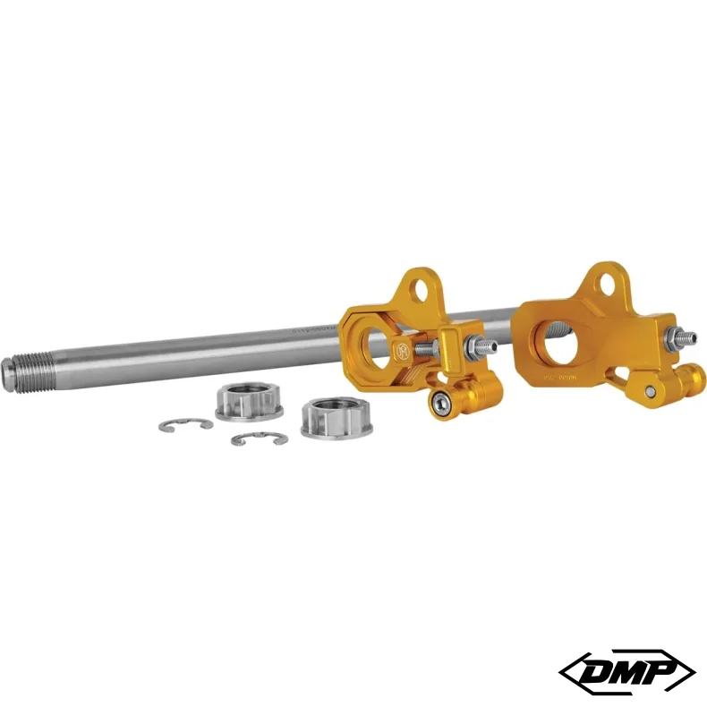 Performance Machine, Axle adjuster kit. GOLD anodized