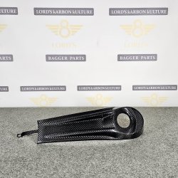 LORD's Performance Carbon Dash cover with hole, Touring Twill/Forged Carbon