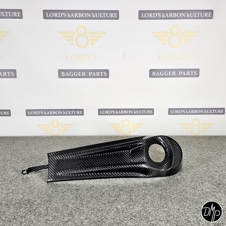 LORD's Performance Carbon Dash cover with hole, Touring Twill/Forged Carbon