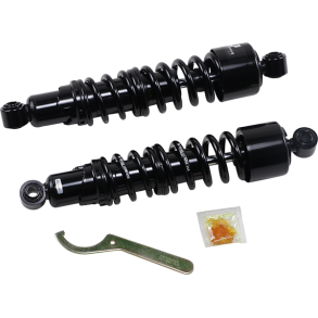 PROGRESSIVE SUSPENSION 412 SORT/CHROME 11