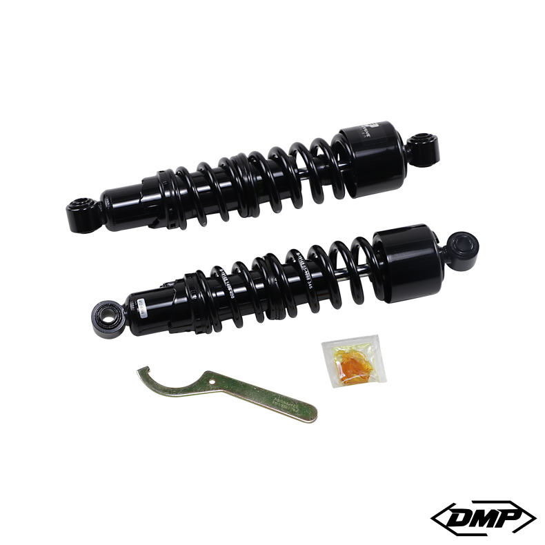 PROGRESSIVE SUSPENSION 412 SORT/CHROME 11"-14,5" DYNA