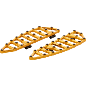 Arlen Ness Floorboards, Touring, Gold