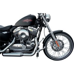 ACCUTRONIX Sportster EXTENSION PLATE 6" Fremflytterst sort 04-13