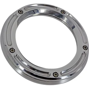 Trask, Assault series derby cover. Chrome M8 Softail